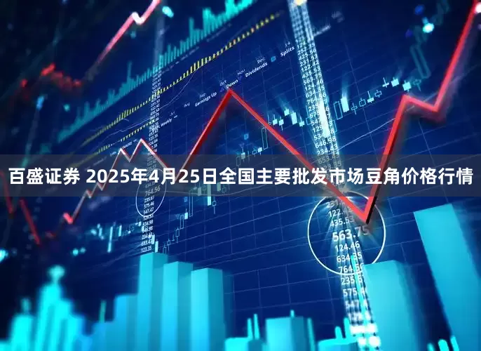 百盛证券 2025年4月25日全国主要批发市场豆角价格行情