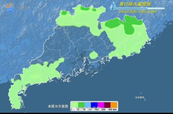 海龟网 “高温+雷雨”再现，广东中北部有37℃高温 | 天气早知道